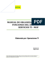 MOF - Manual de Organización y Funciones - Operaciones 2015