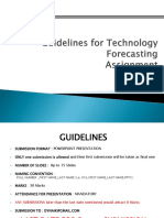 Guidelines on Technology Forecasting Submission