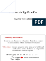 Pruebas de Significación