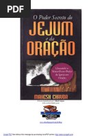 O Poder Secreto Do Jejum e Da Oração Mahech Chavda