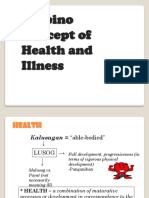 Filipino Concept of Health and Illness2003