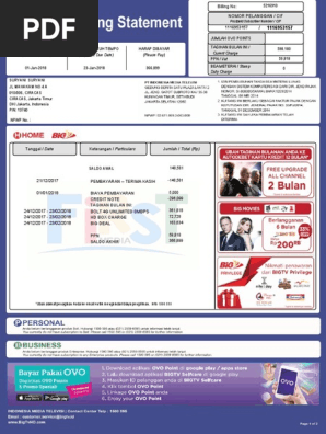 Billing Statement