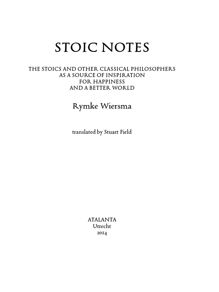 Stoicism: Path to Happiness and Change | PDF | Stoicism | Philosophical ...