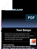 4 Besar Teori Belajar 1