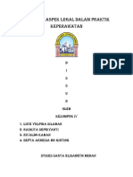 Makalah Aspek Legal Dalam Praktik Keperawatan