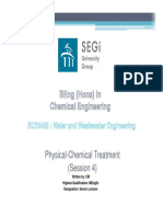 ECE4453 Physical Chemical Treatment I Week 4