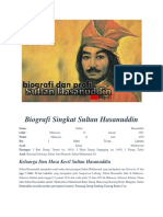 Biografi Singkat Sultan Hasanuddin