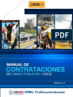 Modulo II de Manual de Contrataciones de Obras Osce