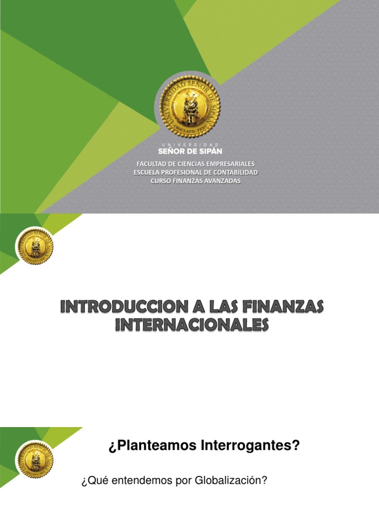 Introducción a Finanzas Internacionales | PDF | Swap (Finanzas) | Tipo ...