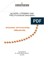 Alcatel Litespan 1540 FR2.2 Functional Description: Training Manual 3Fl 15003 Iaab VH Zza Ed 1 July 2004
