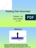 Rotating Disk Viscometer