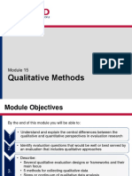 Qualitative Methods