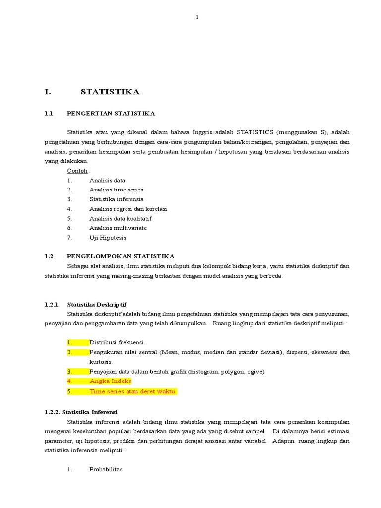 Bahan Ajar Statistika