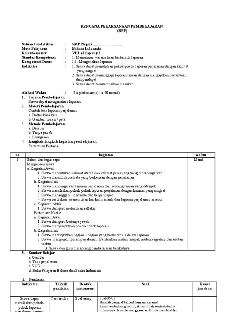 Contoh Soal Essay Tentang Drama Kelas 8
