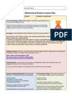 Three-Dimensional Science Lesson Plan: Scholars Benitez and Coston