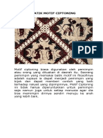 Batik Motif Ciptoning
