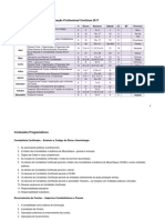 Proposta de Calendário de Formação Profissional Continua 2017