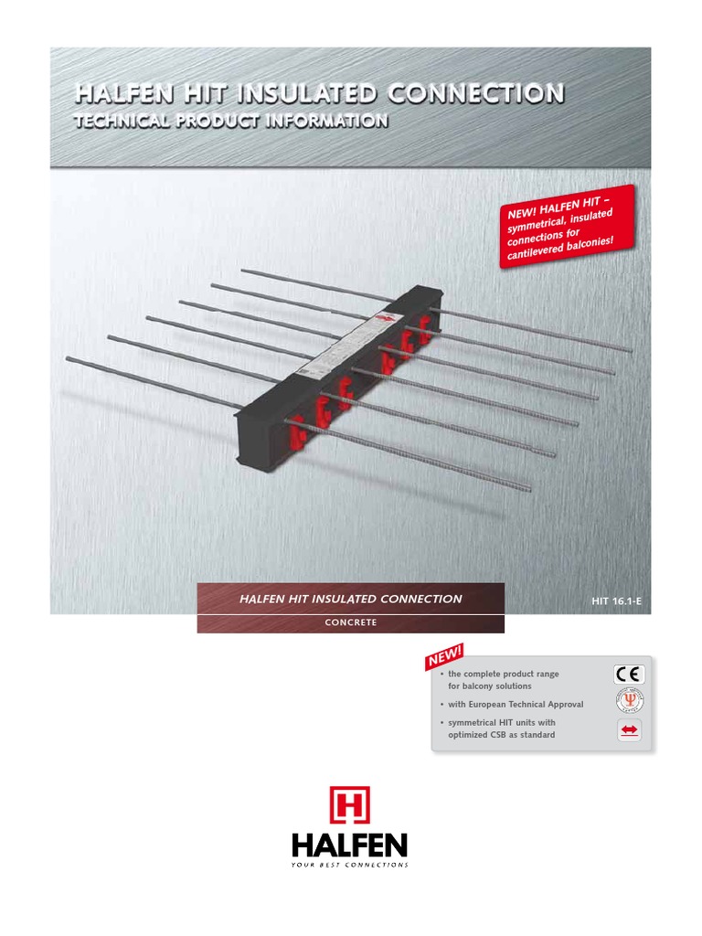 Hit 16.1-E | PDF | Thermal Insulation | Beam (Structure)