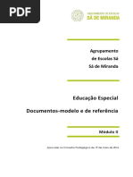 Educação Especial Documentos Modelo Módulo II