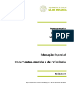 Educação Especial Documentos Modelo Módulo II