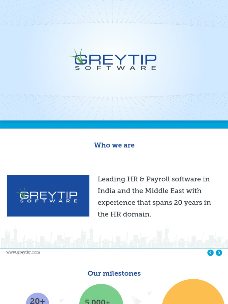 GreytHR: Leading HR & Payroll Software | PDF | Payroll | Employment