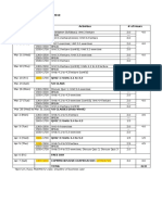MODMGT1 Schedule of Activities K31 - 2T1718
