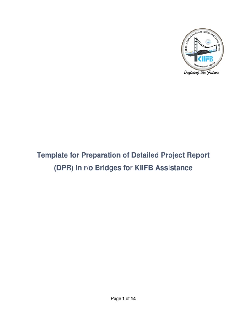 Bridge Template Design PDF | PDF | Feasibility Study | Project Management