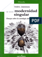 JAMESON, F. Una modernidad singular- ensayo sobre la ontología del presente.pdf