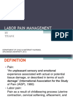 Labor Pain Management