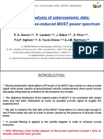 Curvelet Analysis of Asteroseismic Data:: The Procyon Noise-Reduced MOST Power Spectrum