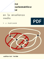 Didáctica de La Matemática Moderna en La Enseñanza Media - T. J. Fletcher (Teide)