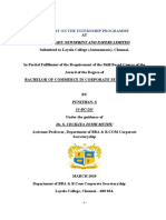 Internship in Financial Department (TNPL) PDF