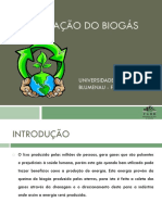 Purificação Do Biogás