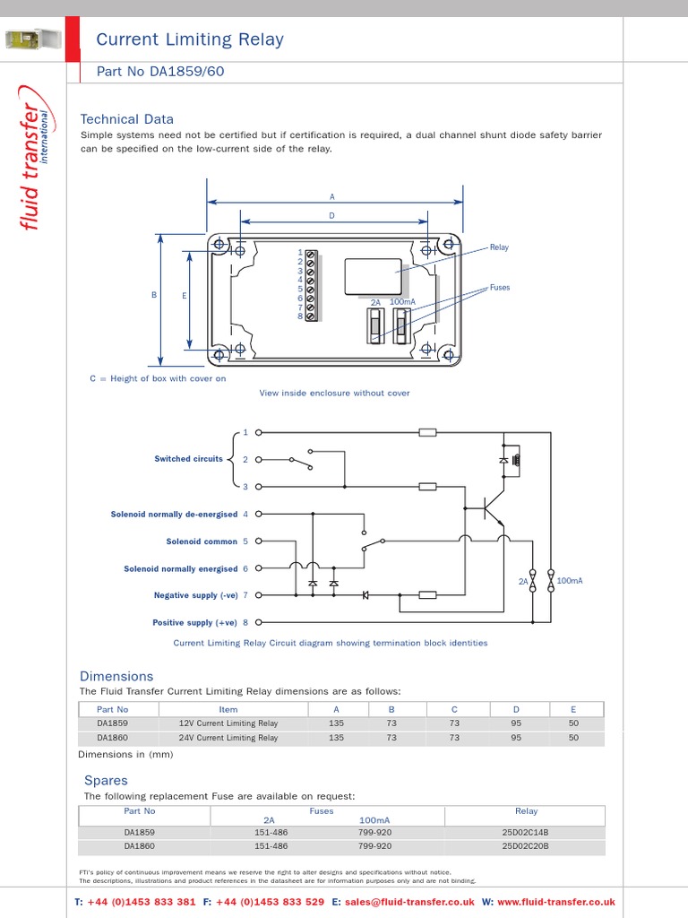 Current Limiting Relay PDF Relay Electrical Engineering