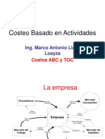 Costeo Basado en Actividades ABC y TOC