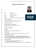 Fellow Programme in Management 2017 - Siddharth Jain