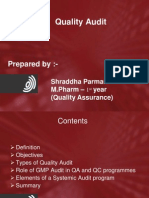 Quality Audit Shraddha