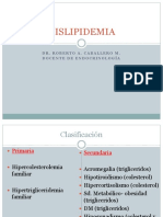 Dislipidemia: clasificación, manifestaciones y tratamiento