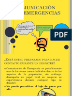 Comunicación en Emergencias