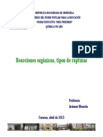 Reacciones Organicas y Métodos de Obtención de Alcanos (I)