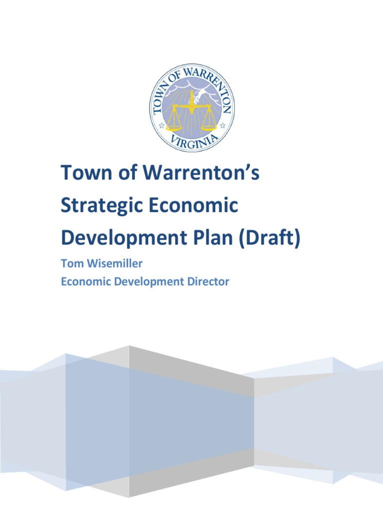 Warrenton Economic Development Plan Draft | PDF | Telecommuting | Retail
