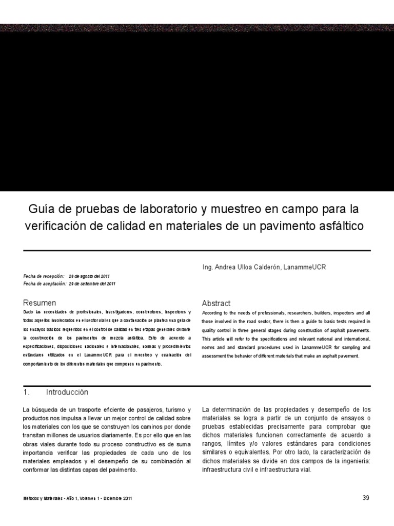Guía de Control de Calidad en Pavimentos | PDF | Cemento | Densidad