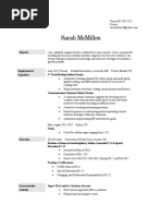 Sarahs Resume