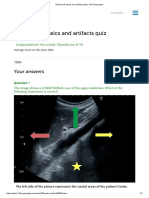 Ultrasound Basics and Artifacts Quiz - 123 Sonography Sakte PDF