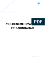 50 Adet YDS Deneme Sınavları PDF