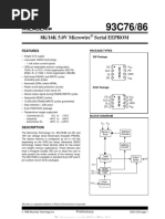 8K/16K 5.0V Microwire Serial EEPROM: Features