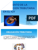 Nacimiento de La Obligacion Tributaria en El Igv