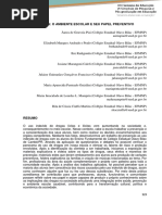 Drogas o Ambiente Escolar e Seu Papel Preventivo