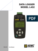 Data Logger Model L452: User Manual