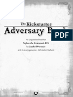 Kick Starter Adversary Book